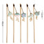 Cat Toy Cat Teaser Sticks Wooden Rod Funny Cat Stick Light Color Plush Doll Elastic Rope With Bell Cat Self-hi Toy
