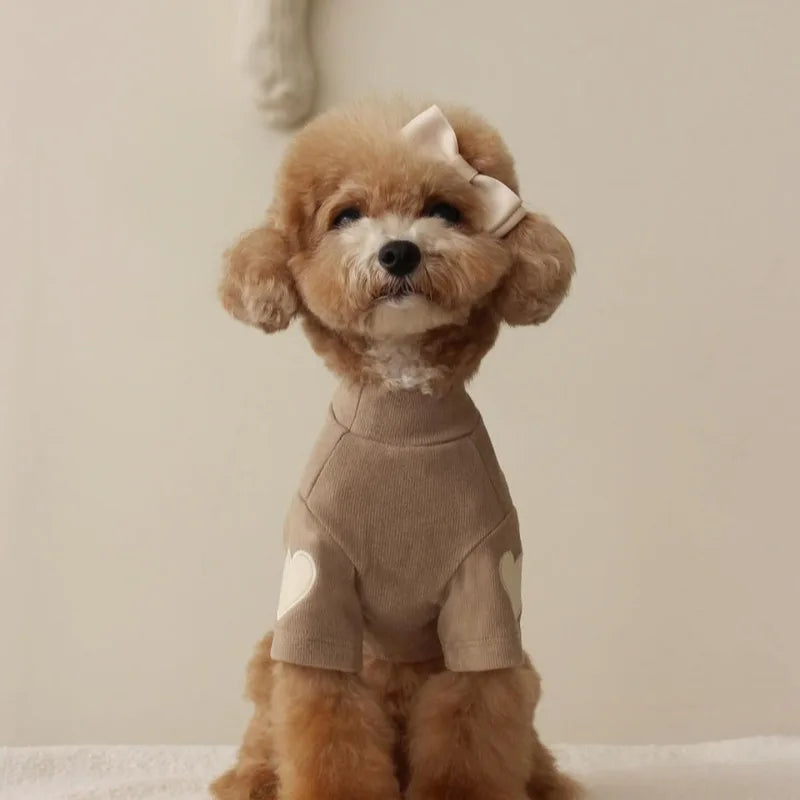 Autumn Winter Fashion Dog Vest Dog Warm Clothes Thin Dog Hoodies  Pet Coat Chihuahua Bichon Small Dog Costume Fleece Dog Pajamas