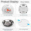 Cat Timing Feeder Smart APP Cat Feeder Stainless steel Double Meal Pet Food Remote Feeding Automatic Dispenser Suitable Cats Dog