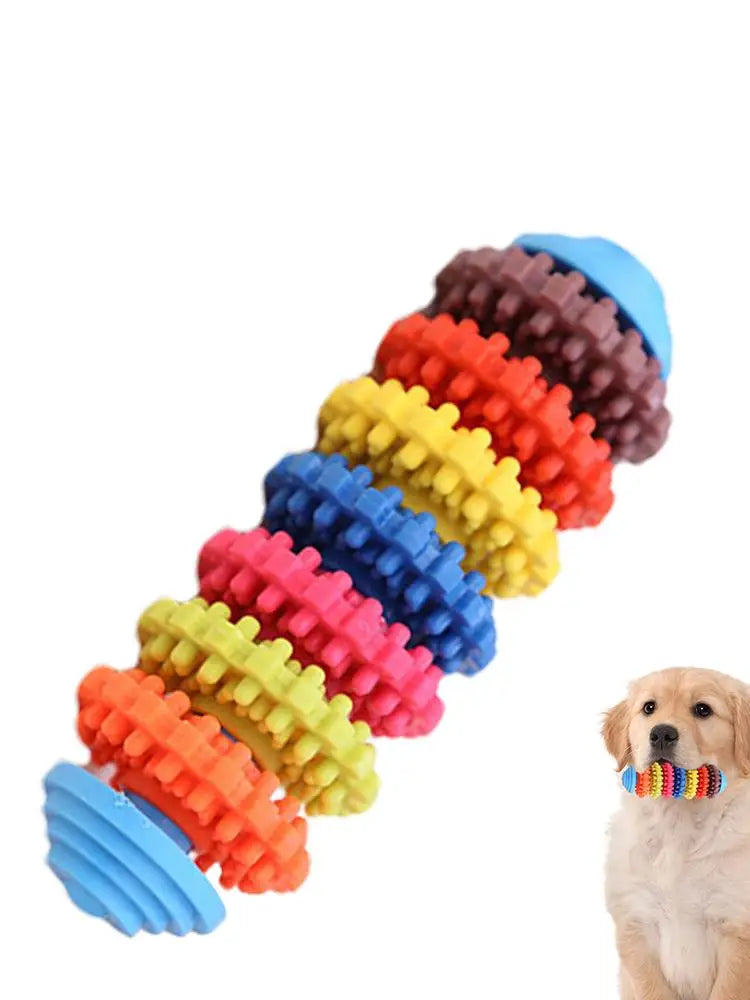 Colorful Puppy Teether Dog Toys Dog Teething Toys Dog Teeth Cleaning Toys Interactive Dog Toys Multifunctional Pet Playing