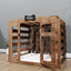 JUNJI Modern Indoor Wood Dog House Luxury Durable Eco-Friendly Large Wooden Pet House Wood Dog Kennel Furniture