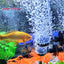 1/2Pcs Plastic Aquarium Air Stone Pond Fish Tank Pump Aerator Aeration Hydroponic Oxygen Air stone Accessories with Suction Cups