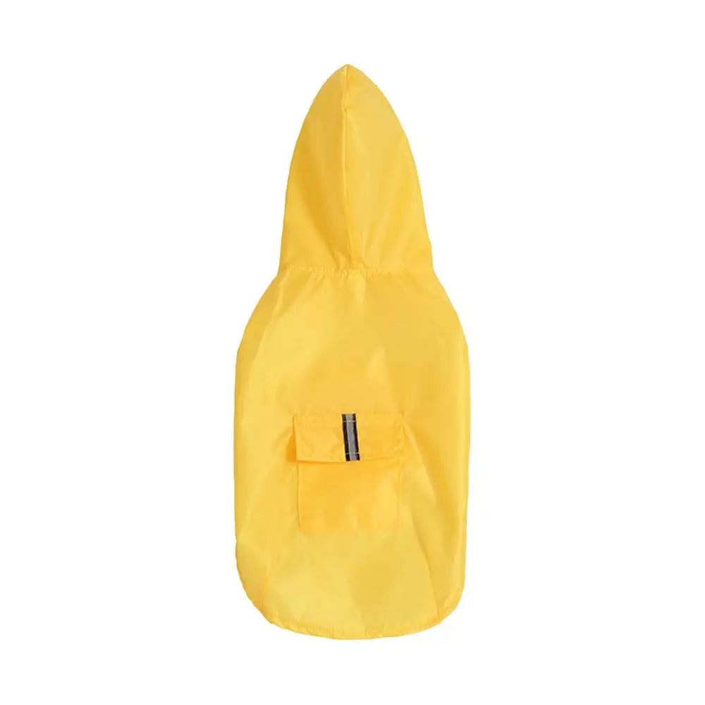 Pet Dog Rainwear Raincoat Dogs Pet Hooded Waterproof Jacket Clothes Rain Poncho  Pet Clothes Jumpsuit Water Resistant Clothes