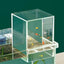 Fish Aquarium Tank Small Transparent Fish Elevator Tank Lightweight Acrylic Inverted Above Water Fish Tank Aquariums Fish Bowls