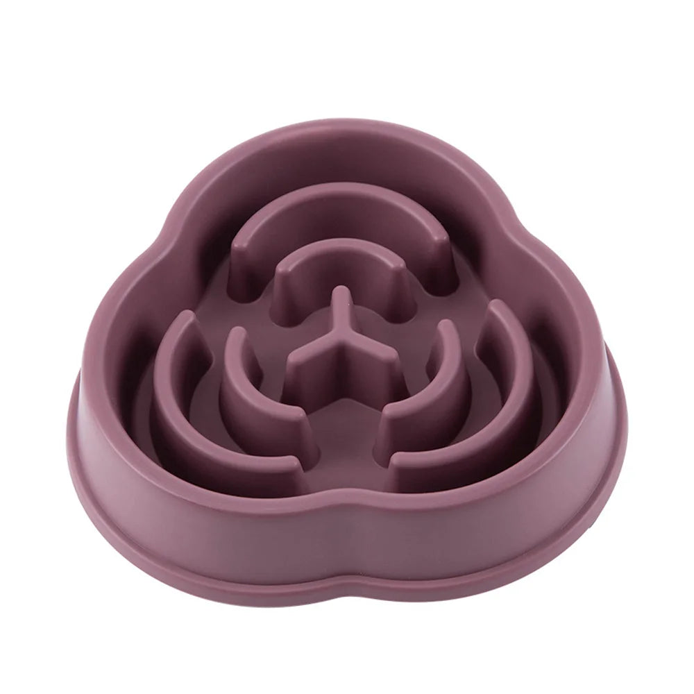 Slow Feeder Dog Bowls Slow Eating Pet Bowls Puzzle Anti-Gulping Interactive Bloat Durable Preventing Choking Healthy Dogs Bowl