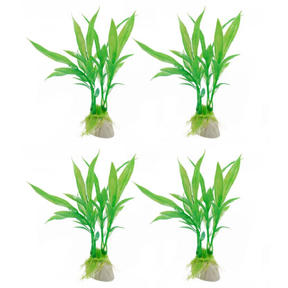UXCELL 3/4/5/6/8/9 Pcs Artificial Aquarium Plants Grass Water Weeds Ornament Fish Tank Plant Flower Grass Decor Accessories