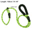 UXCELL Dog Leash Nylon Dog Leash Sponge Handle Reflective Rope for Small Medium Large Dogs Length 130cm 180cm Diameter 1.2cm