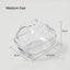 Hamster Bathroom Panoramic Transparent Hamster Mouse Pet Toilet Cage Box Bath Sand Room Toy House Small Pet Supplies Accessories