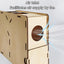 Birds Feed Wind Sheller Wooden Grain Splitter Machine Shell Separator Machine Chaff Blowing Machine Practical Bird Food Skin