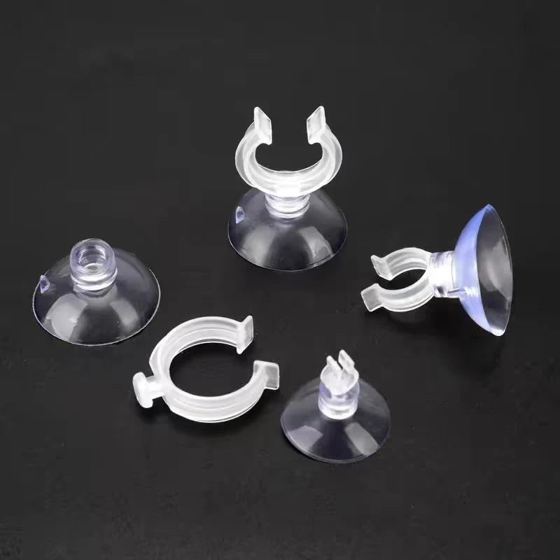 5pcs/10pcs Aquarium Suction Cup Air Tube Holder Sucker for Fish Tank Pump Oxygen Air Tube Fixing Clip  Aquarium Accessories