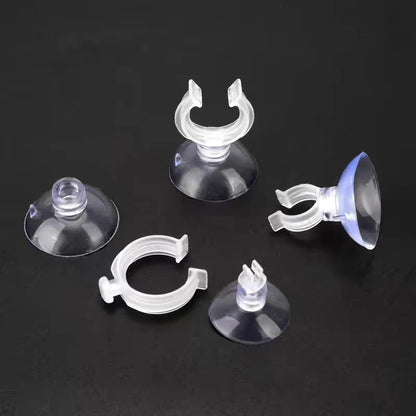 5pcs/10pcs Aquarium Suction Cup Air Tube Holder Sucker for Fish Tank Pump Oxygen Air Tube Fixing Clip  Aquarium Accessories