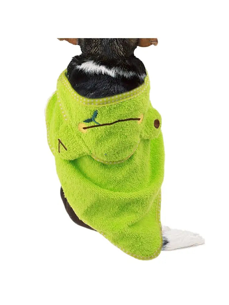 Pet Bath Towel Quick Drying Dog Towel Super Absorbent Soft Microfiber Bath Towel With Hoodie Lightweight For Drying Dogs Cats