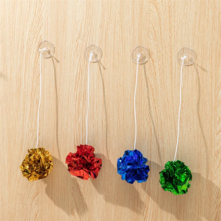 Cat Toy Stick Feather Wand With Bell Mouse Cage Toys Plastic Artificial Colorful Cat Teaser Toy Pet Supplies Random Color