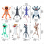 3D Animal Bookmark Original PVC Creative Text Create Cute Funny Cat Stationery