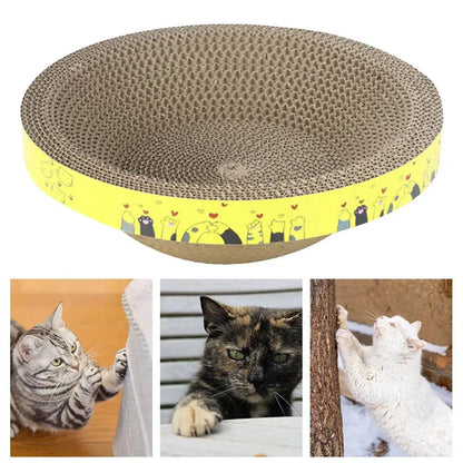 Bowl-shaped Crumb-free Corrugated Paper Cat Scratching Board And Cat Bed Wear-resistant Environmentally Friendly And Safe Claw