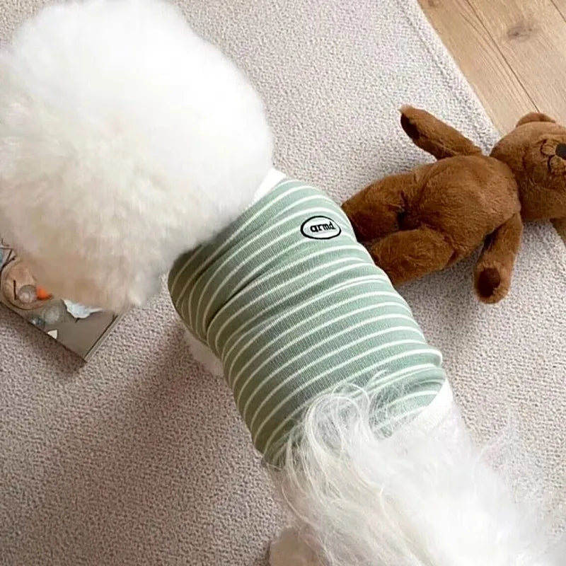 Dog Clothes for Small Dogs Cotton Dog Vest All Seasons Soft Dog Undershirt Chihuahua Bichon Costume Puppy Hoodie Dog T-Shirt