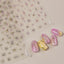 Gold Silver Starlight Laser Pink Colorful Glitter Star Bronzing Rhinestones Relief Nail Art Decorations Stickers Manicure Decals