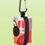 Rainbow Print Fashion Design Dog Poo Bag Holder For Dog Leash Attachment (Without Poo Bag And Leash)