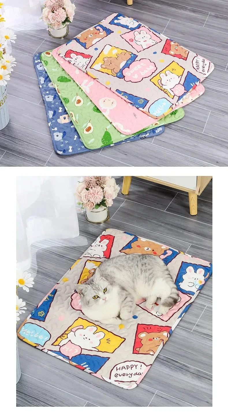 Cats Cooling Beds Accessories Things Cushions Pet Supplies Bed Kitten House Accessory Houses and Habitats Puppy Goods