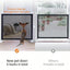 Pet Dog Fence Gate Safe Guard Safety Enclosure Folding Dog Fences Dog Gate The Ingenious Mesh Magic Pet Gate Pet Supplies