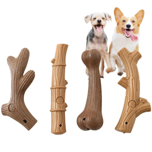 Dog Chew Toys Molar Teeth Clean Stick Strong Durable Bite Resistant Wooden Dog Chew Bone Toy Interactive Puppy Toy Pet Supplies