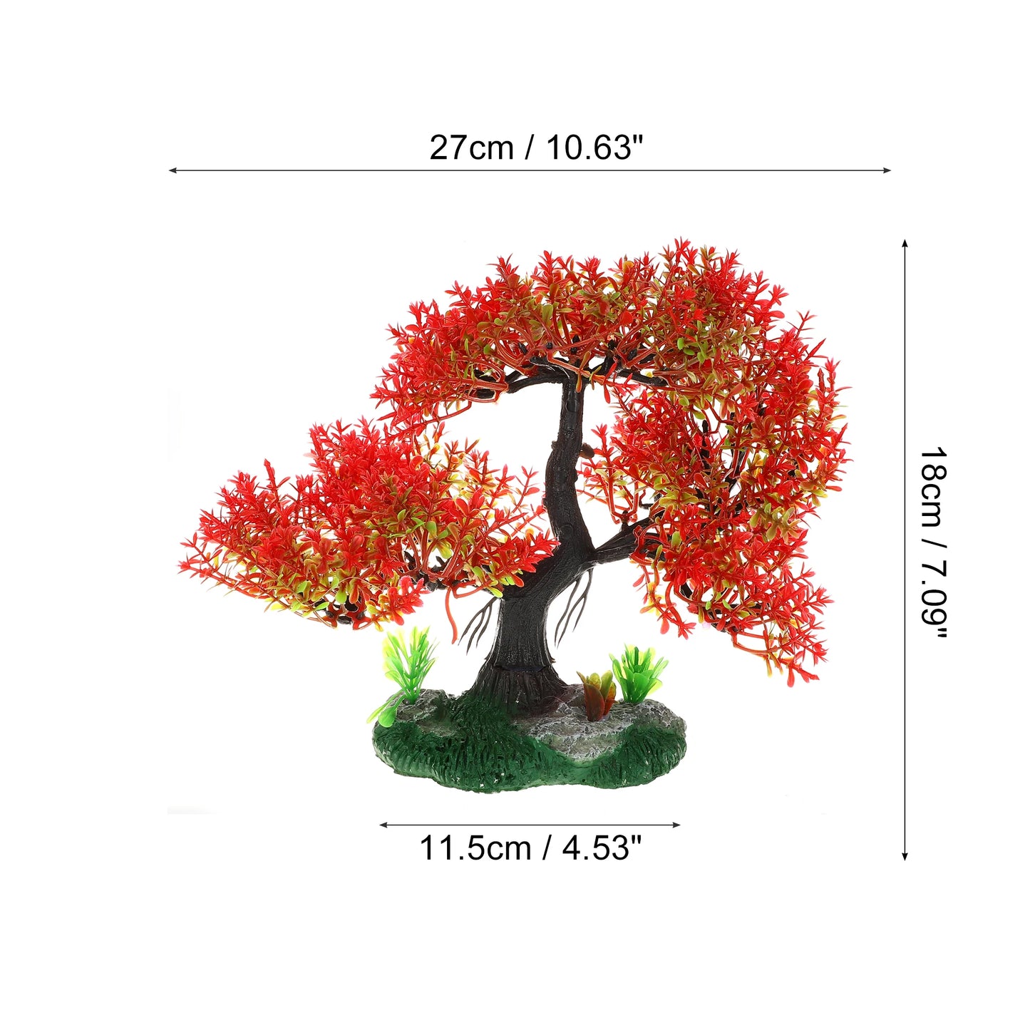 UXCELL Artificial Plants Grass Aquarium Plastic Water Weeds Ornament Fish Tank Flower Plants Tree Decoration Accessories