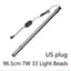 UXCELL 76.5-116CM Aquarium LED Light Full Spectrum Fish Tank 27-36 Light Beads Decor Colorful Lighting Lamp Plant Grow Tools