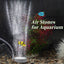 UXCELL 5cm Fish Tank Bubblers Air Stone Nano Air Disk Stone Sets Mini Air Pump Accessories with Tube Suction Cups Air Valve