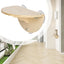 Cat Window Perch 2-In-1 Cordless Cat Hammock Kitten Window Seat With 3 Suction Cups Wooden Wall Mounted Cat Climber Pet Step