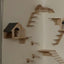 Wall Mounted Cat Perch & Corner Platform With Felt Durable Cats Hammock Suit Cat Climbing Rope to Make Kitten Exercise Cat Tree