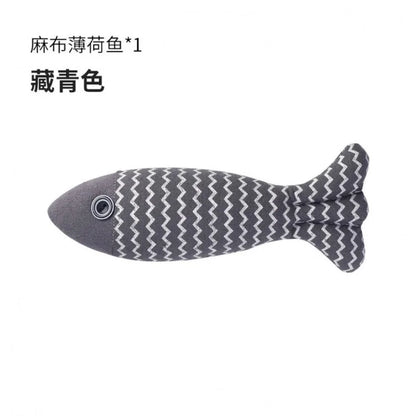 Cat Toy Catnip Fish Pet Chew Bite Toys For Cats Funny Interactive Soft Simulation Fish Kitten Training Playing Toy Cat Supplies