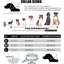 Dog Choker Collar No Pull Dog Collar Martingale Collar Seamless Die-Casting Three Row Chain Dog Collar for Dogs Training Walking