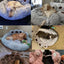 Fluffy Dog Bed Plush Kennel Accessories Pet Products Large Dogs Beds Bedding Sofa Basket Small Mat Cats Big Cushion Puppy Pets