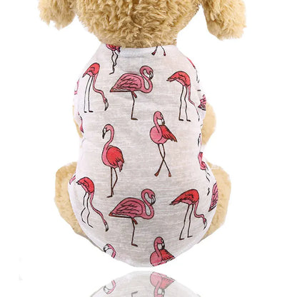 Pet Clothing Summer Sunscreen Cool Breathable Dog Vest Mesh Small Dog T-Shirt Outfit For Chihuahua Small Medium Dogs Accessories