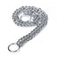 Chain Dog Training Choke Collar Adjustable Double Row Stainless Steel Chain Slip Collar Strong & Durable Dog Slip P Chain Collar