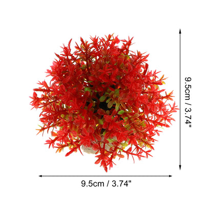UXCELL Aquarium Artificial Plastic Lawn Water Weeds Ornament Grass for Fish Tank Landscape Plants Decoration Accessories