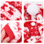 Christmas Dog Clothes Hoodie Pet Dog Sweater Flannel Antlers Scarf Winter Warm Small Dog Outfit Cat Hooded Clothing Costume Coat