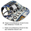 Dog Baseball Hat Pet Outdoor Sun Protection Visor Hat Ear Holes Dog Hats Lightweight Comfort Pet Hat For Outdoor Enthusiasts