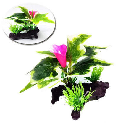 New Artificial Underwater Grass Aquarium Fish Tank Simulation Decoration Aquarium Backgrounds Plants Water Grass Accessories