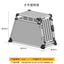 Directly from the manufacturer dog cage, car pet cage air transportation Thickened ventilated aluminum firm pet dog dog cat cage
