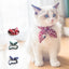 Japanese Fashion Pet Dog Accessories Bunny Ears Adjustable Neck Wear Handmade York Dog Necklaces Fancy All Season Collar for Cat