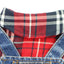 Black Dog Denim Jumpsuit Plaid Shirt Overalls for Dogs, Spring Clothes for Small Dogs Puppy Yorkie Jeans Jacket Pet Apparel