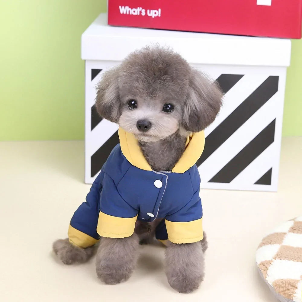 Padded Waterproof Small Dog Winter Jumpsuit Pet Puppy Jacket Coat Fleece Warm Snowsuit Chihuahua Yorkie Outfits Clothes Apparel