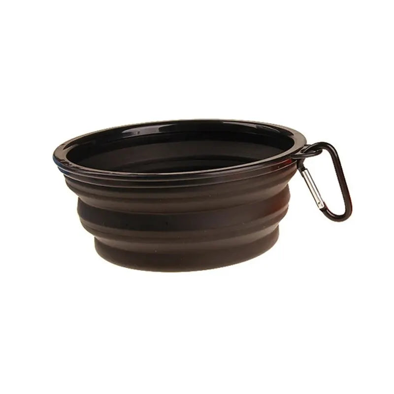 Hot Selling Camping Travel Portable Folding Dog Pet Food Water Bowl