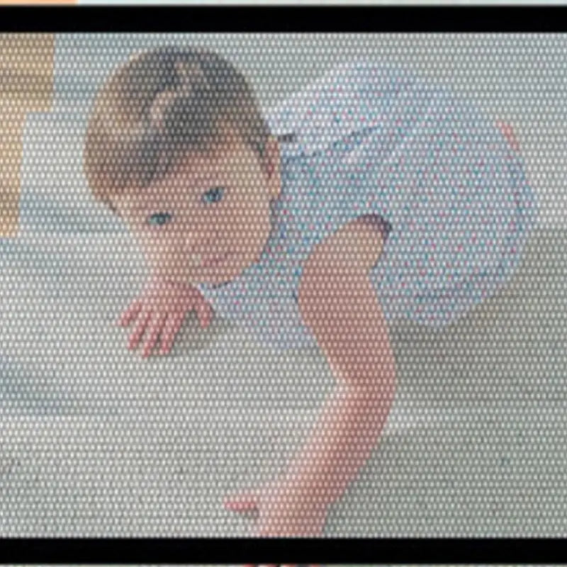 Nylon Mesh Folding Pet Barrier Indoor Outdoor Retractable Baby Gate Pet Separation Guard Isolated Fence Kid Safety Fence