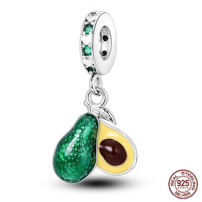 Fit Pandora 925 Original Bracelet 925 Silver Plate Flower Bird Series Charms Beads For Women Fashion DIY Jewelry Gifts Making