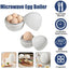 Microwave Oven Egg Steamer 1/4 Egg Capacity Prevent Evenly Kitchen Dumpling Burst Cooking Multifunctional Tool Quickly Heat J0Q5