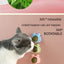 1PC Natural Cats Candy Snack Ball Rotatable Toy Catnip Pure Cat Molar Toothpaste Edible Bolus Teeth Cleaning Bite-resistant Toys