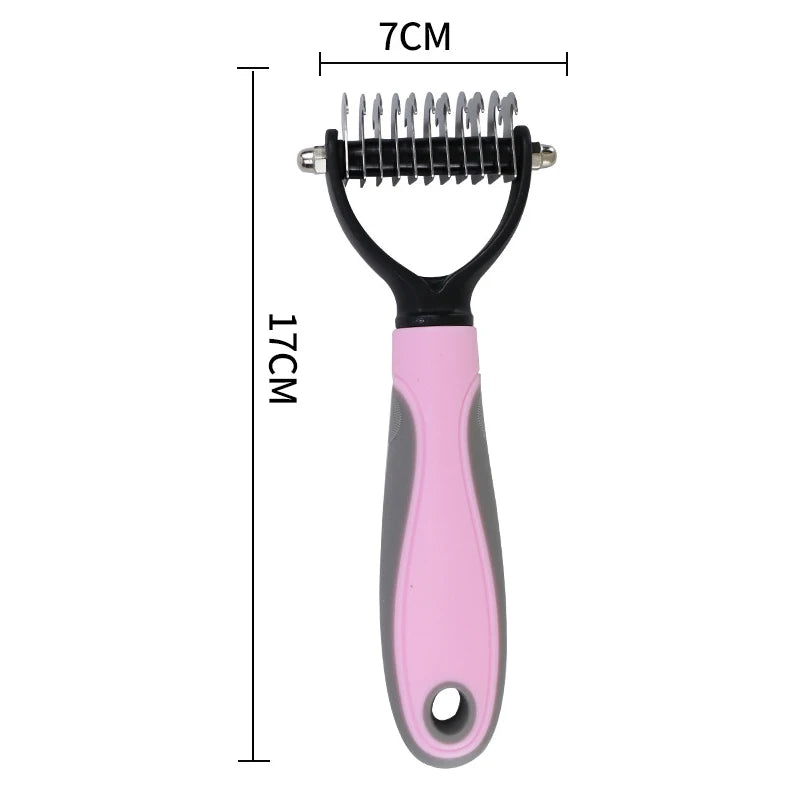 Animal Hair Brush Dog Grooming Brush Pet Hair Remover for Matted Long and Short Curly Haired Cats Pet Supplies Dog Accessories