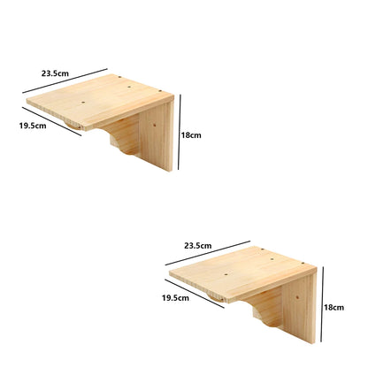 1 piece Wall Mounted Cat Shelves Wooden Hammock&Ladders&Bridge Climbing Shelf Kitten Climbing Tree Furniture  Indoor Cat Hammock